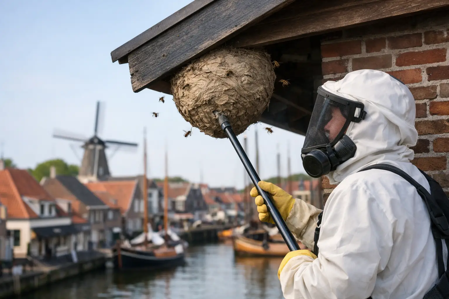 Wespennest laten verwijderen in Spakenburg