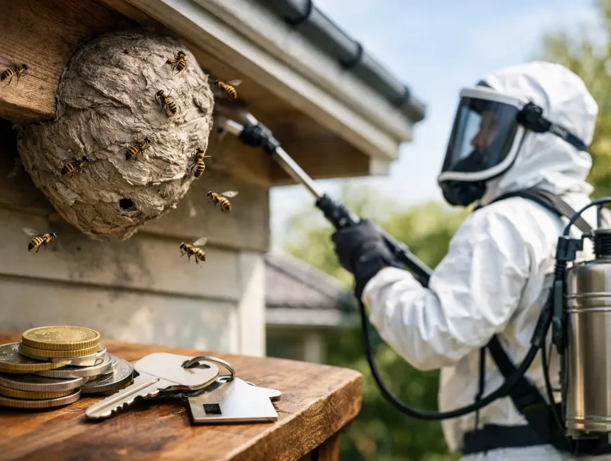 Wat kost een wespennest verwijderen bij u thuis?
